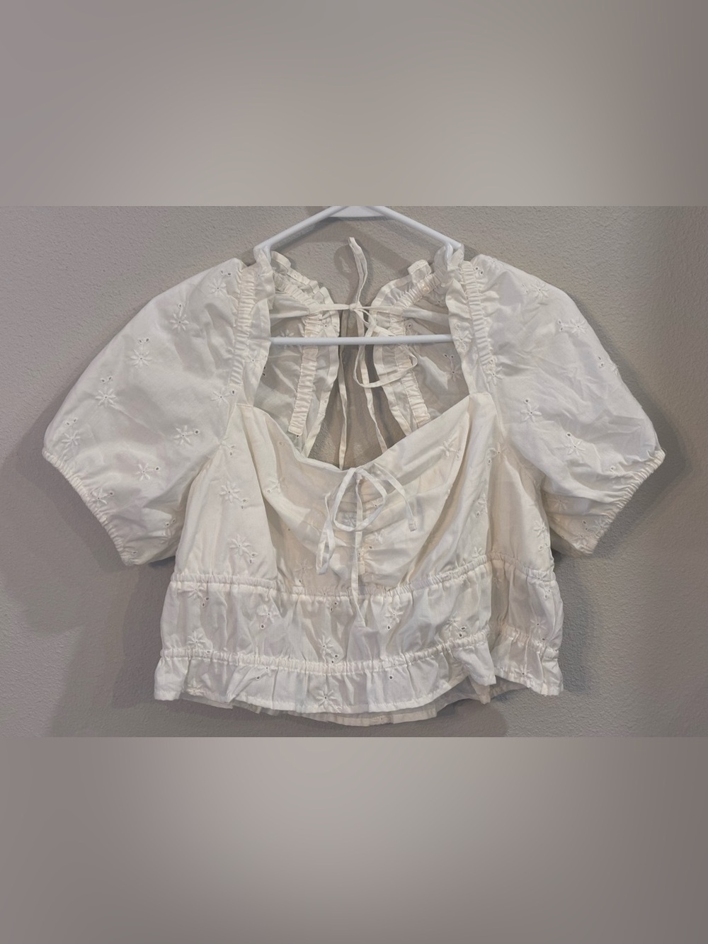 Arizona Jeans Women’s XL Crop Top, Off White
